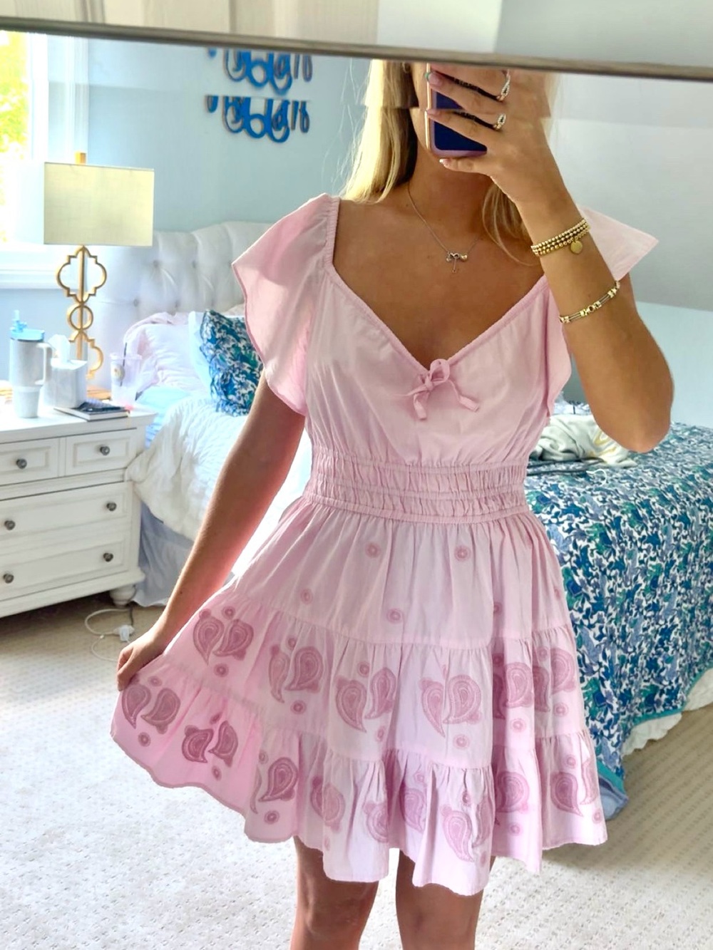 Roller Rabbit Pink Mini Dress